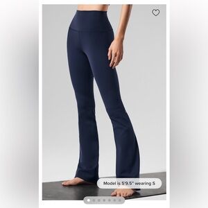 Alo Air-Brushed High Waist Boot Cut Leggings Size XS NWT